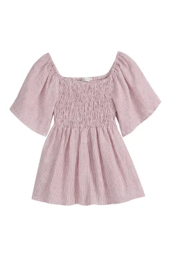 Oaklyn pellavapaita, pink stripe