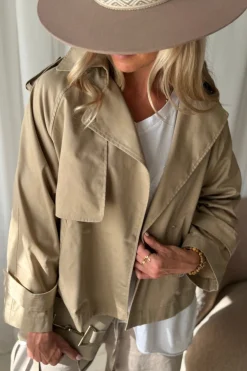 Oxford trenssitakki, beige
