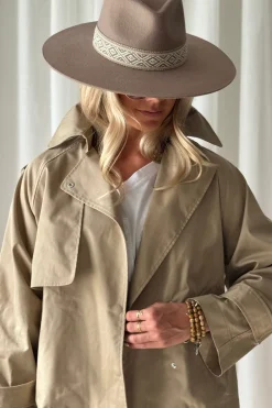 Oxford trenssitakki, beige
