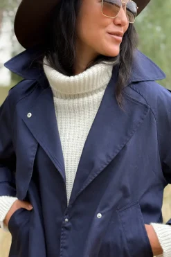 Oxford trenssitakki, navy