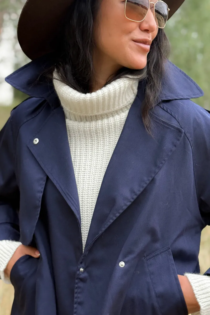 Oxford trenssitakki, navy