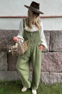 Painter pellavahaalari, forest green