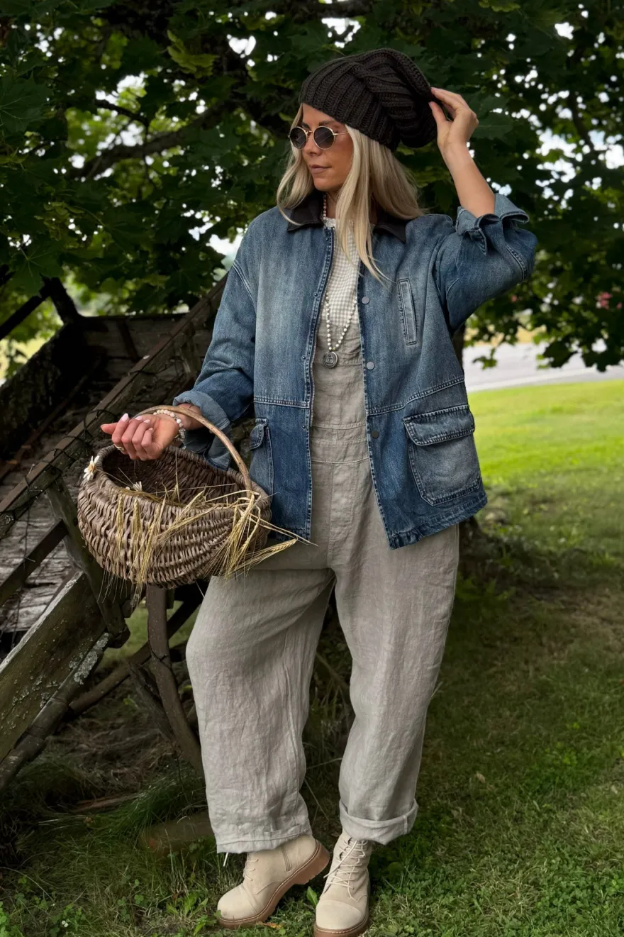 Painter pellavahaalari, taupe