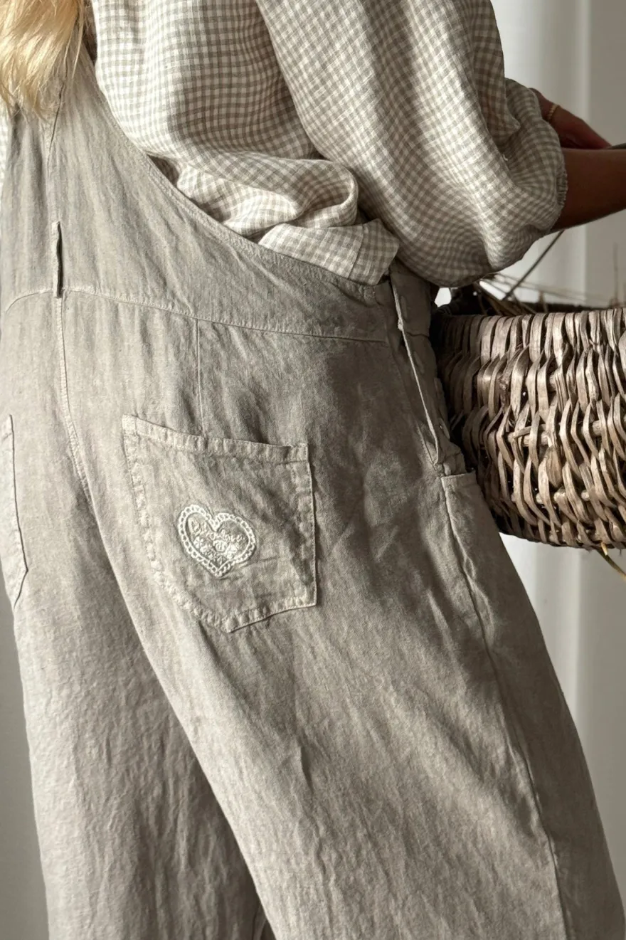 Painter pellavahaalari, taupe