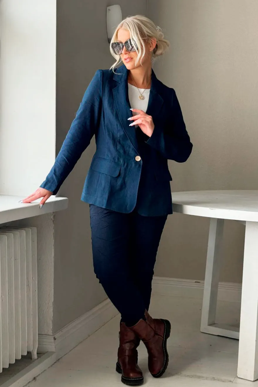 Pellavableiseri, navy