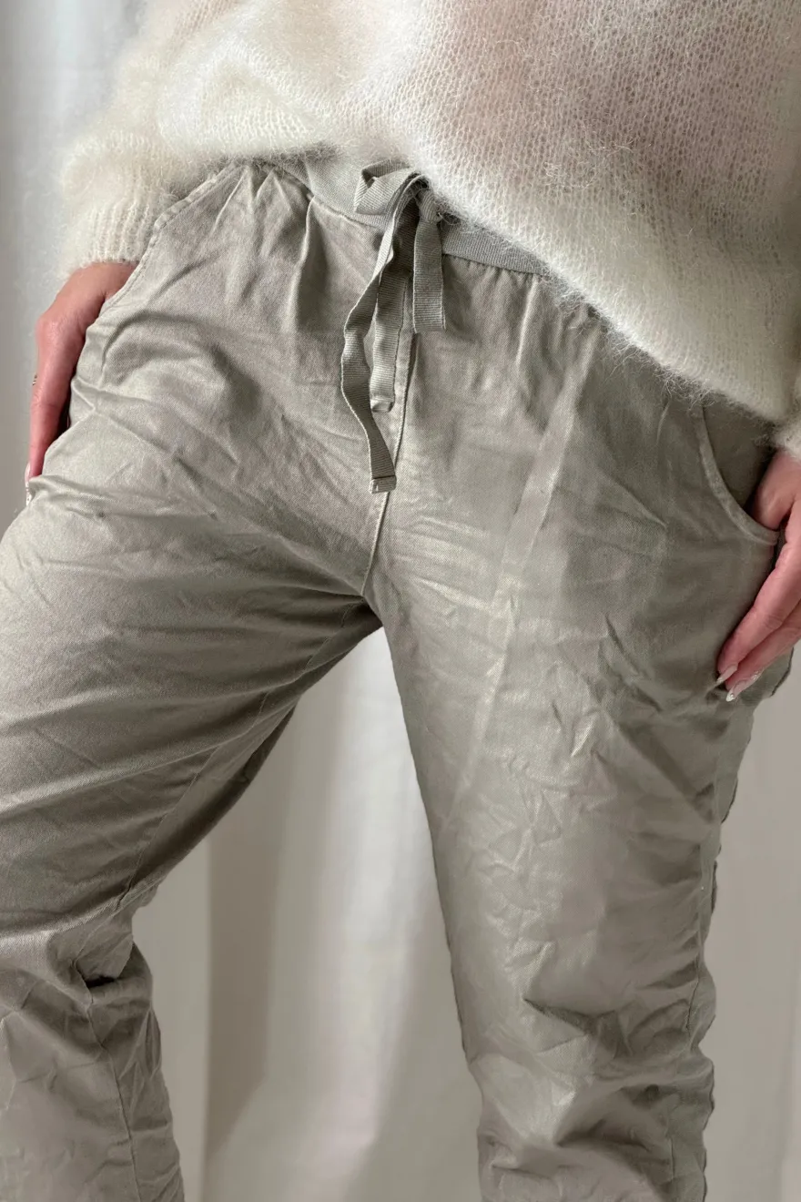 Perfect joggerit, taupe