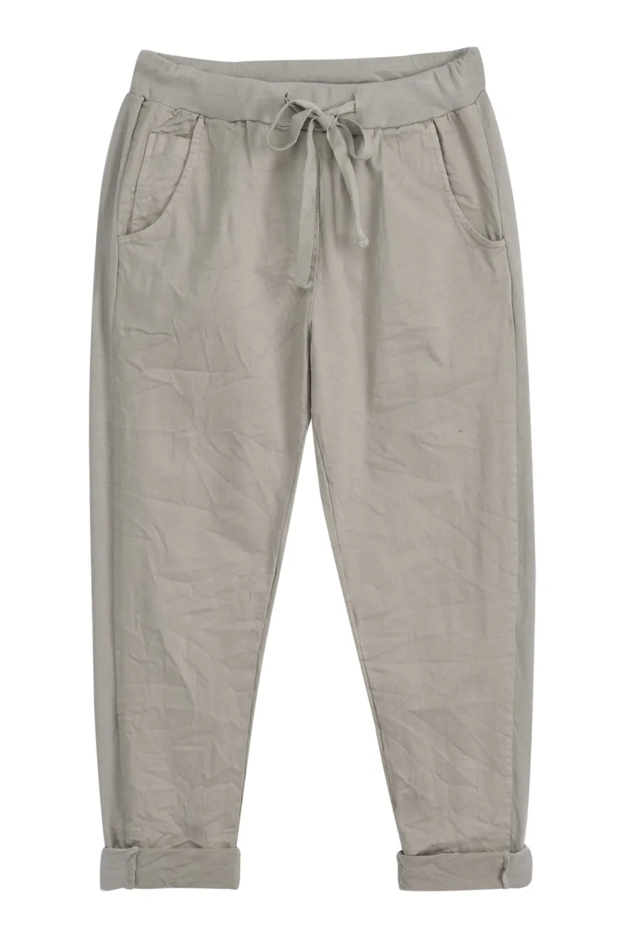 Perfect joggerit, taupe