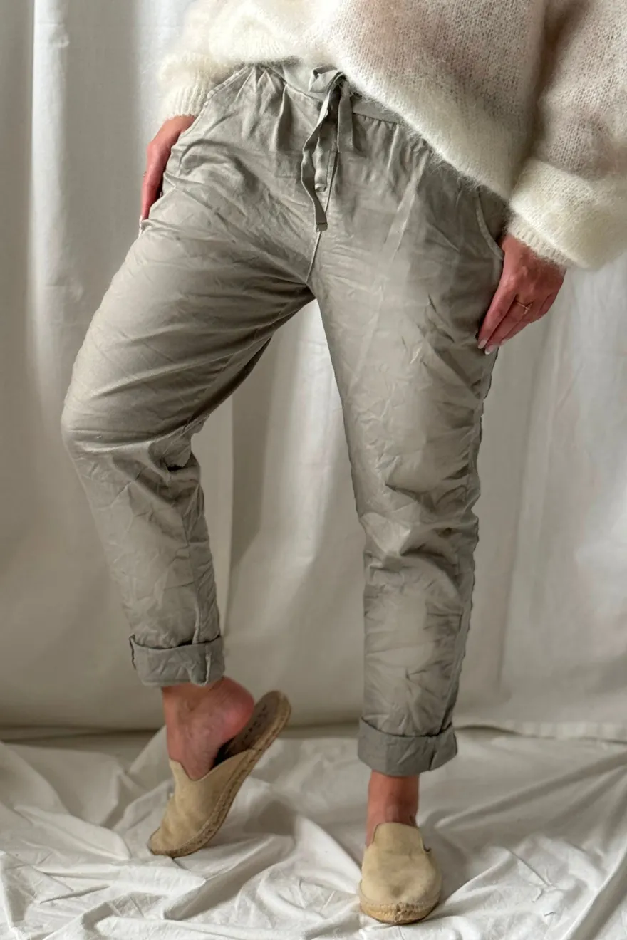 Perfect joggerit, taupe