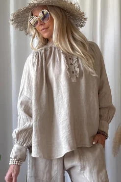 Rosalie pellavapaita, cashmere