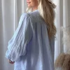Rosalie pellavapaita, vaaleansininen