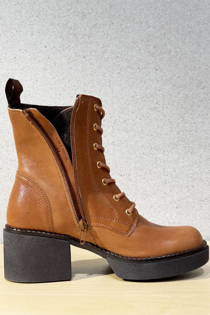 Selma nahkanilkkurit, cognac