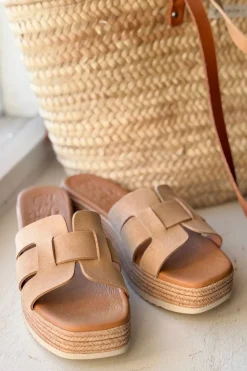 Serraje paksupohjaiset pistokkaat, beige