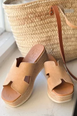 Serra paksupohjaiset pistokkaat, beige