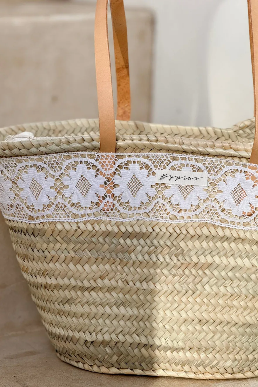 Shabby lace korikassi