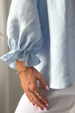 Sofia pellavapaita, oxford blue