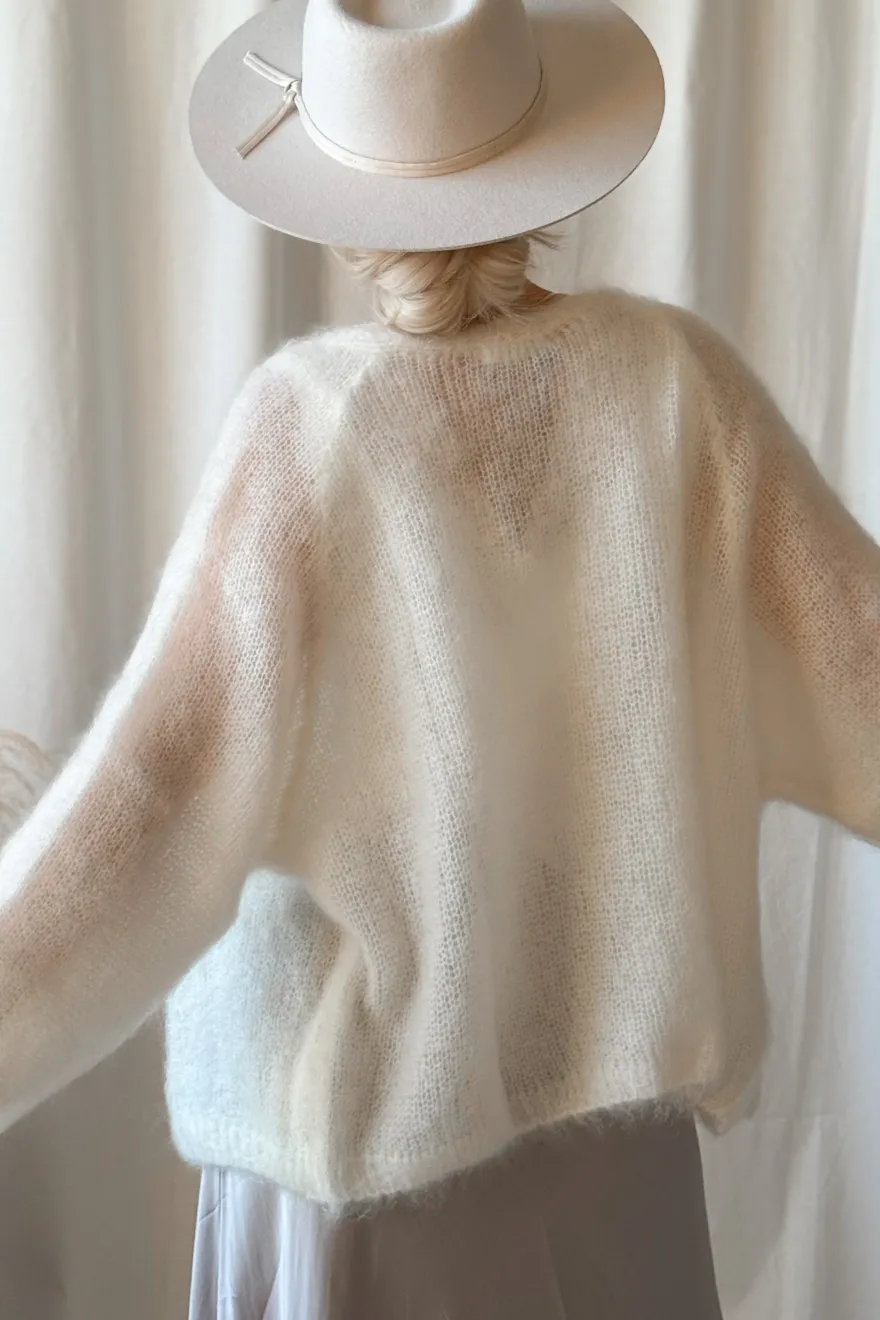 Soft life neuletakki, off white