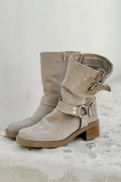 Spark suede saappaat, light beige