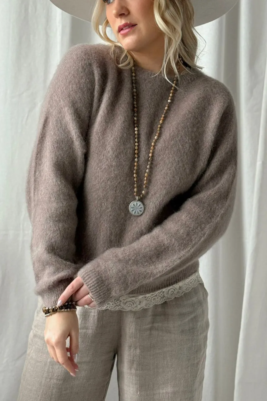 Stockholm neule, taupe