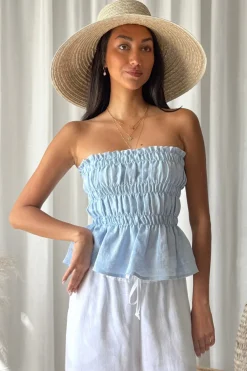 Sunstar pellavatoppi, oxford blue