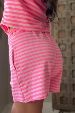 Sun Stripes shortsit, pinkki