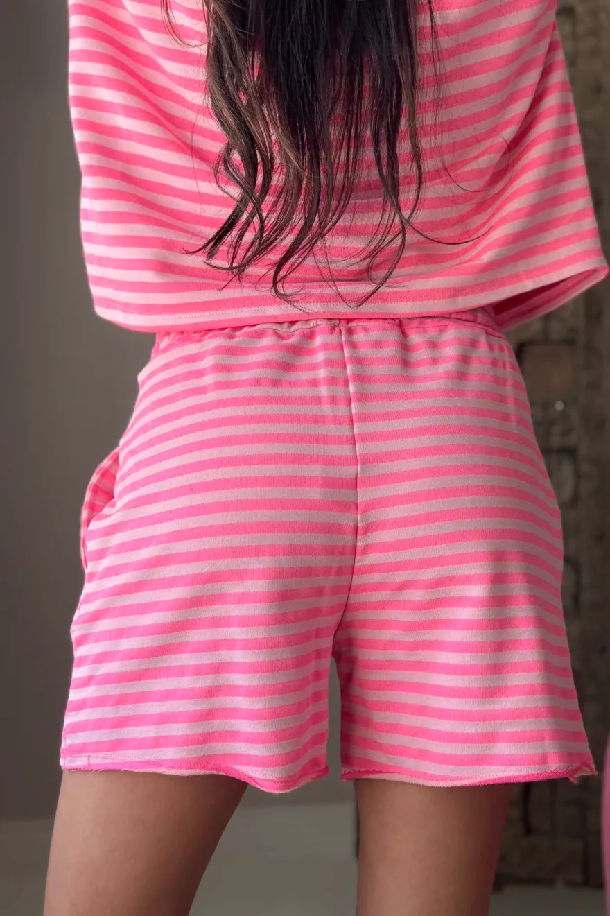 Sun Stripes shortsit, pinkki