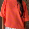 Sun Stripes t-paita, neon orassi-pinkki