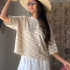 Sun Stripes t-paita, valkoinen-beige