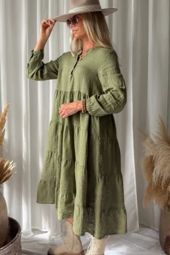 Sylvia pellavamekko, vihreä