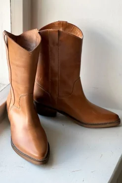 Tracy bootsit, dark tan