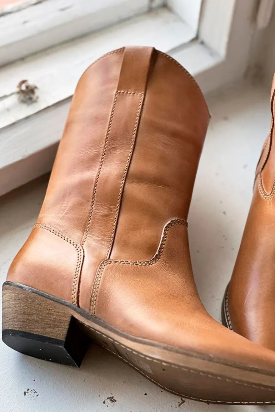 Tracy bootsit, dark tan