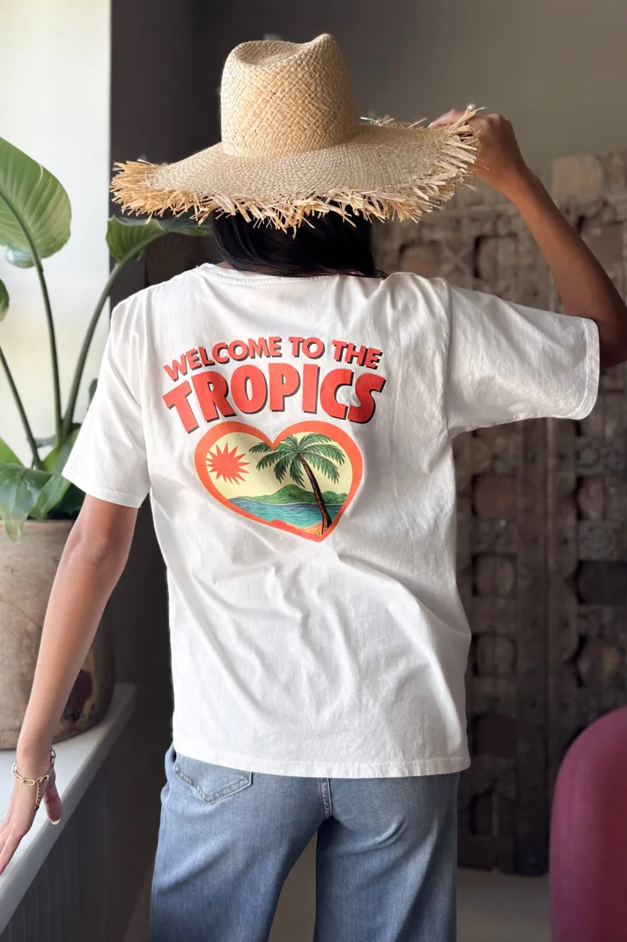 Tropics t-paita, valkoinen