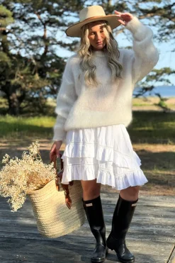 Warmness mohairneule, off white