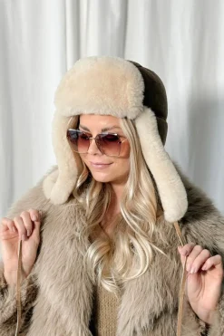 Wengen karvalakki, beige