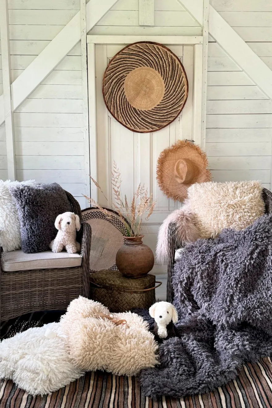 Wooly tyyny, beige