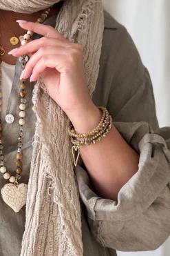 Zoe rannekoru, beige